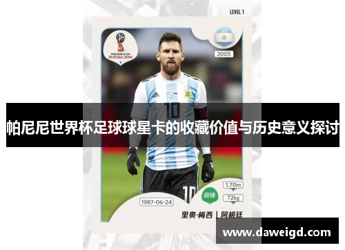 帕尼尼世界杯足球球星卡的收藏价值与历史意义探讨